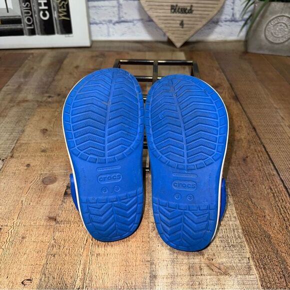 Crocs Kid's Unisex Crocband Clog Blue Bolt Croslite US Kid's J 3 - Picture 13 of 13